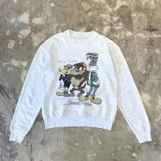画像1: 90's "LOONEY TUNES"  CHARACTER PRINTED SWEAT / Mens L (1)