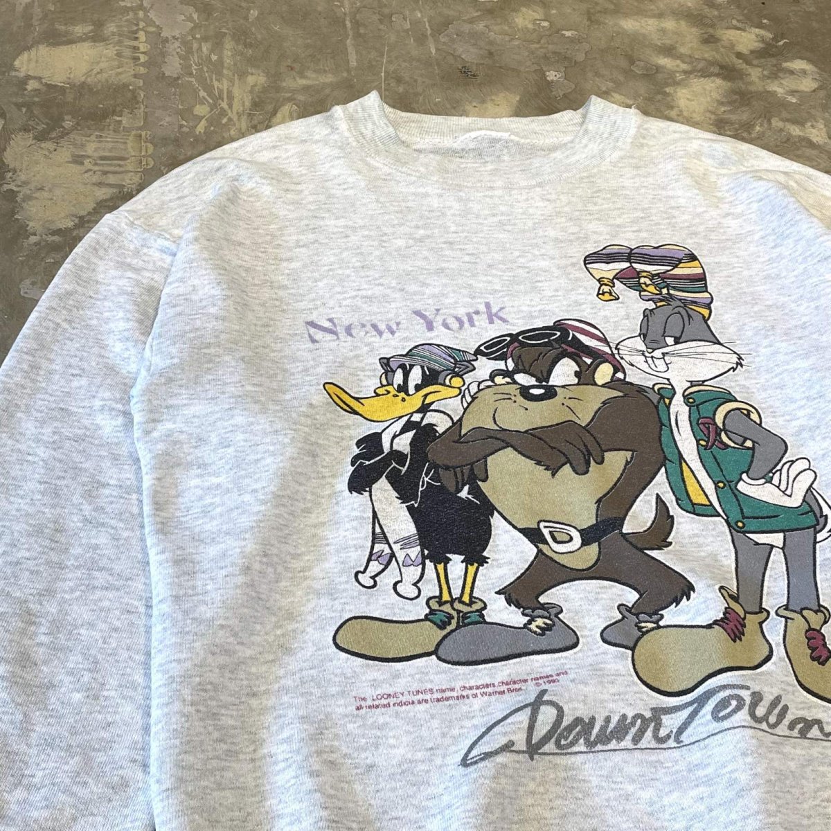 画像3: 90's "LOONEY TUNES"  CHARACTER PRINTED SWEAT / Mens L (3)