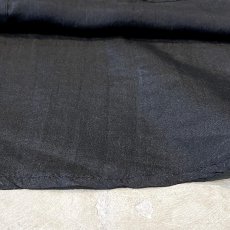画像8: BLACK COLOR SHEER L/S SHIRT / Mens M(L) (8)