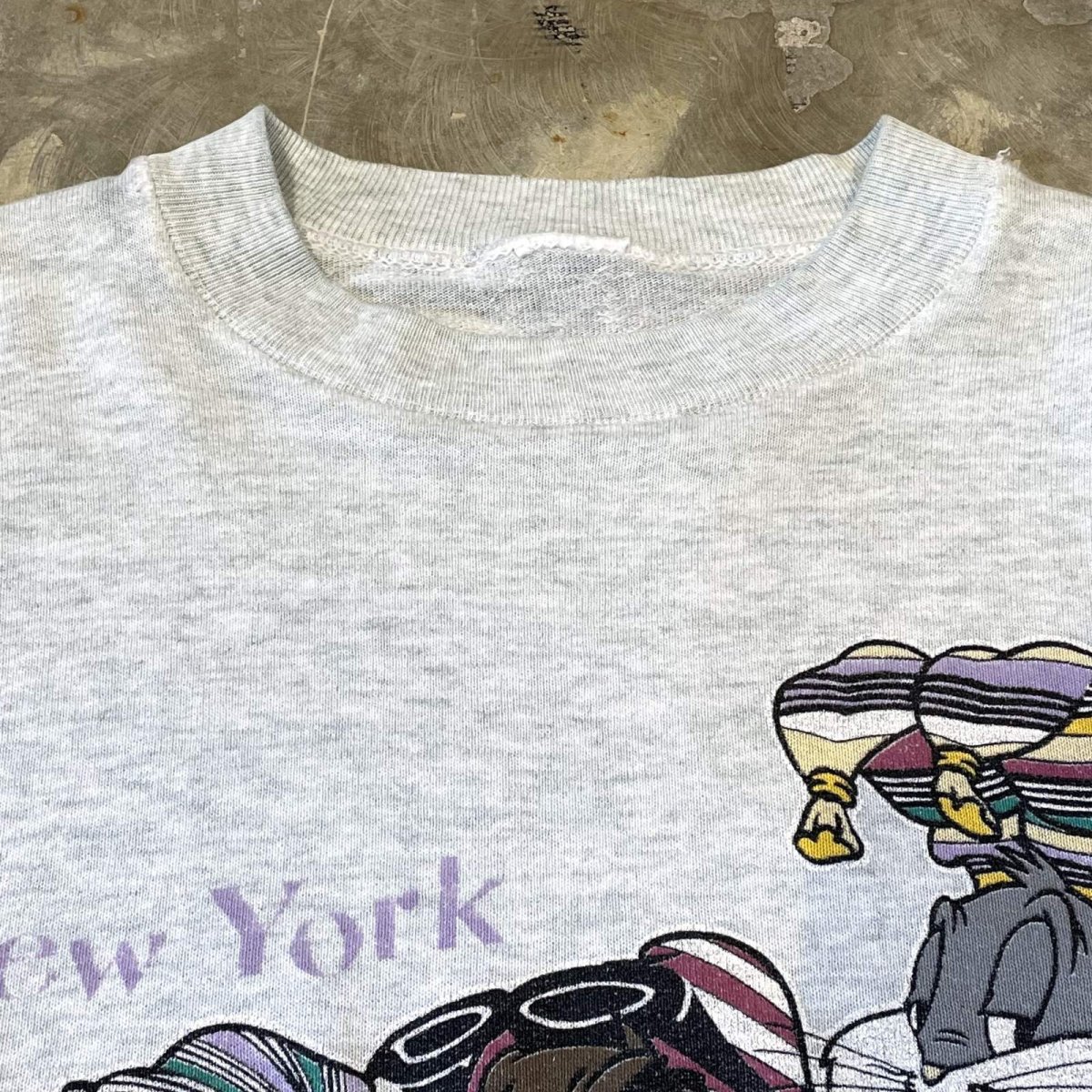 画像10: 90's "LOONEY TUNES"  CHARACTER PRINTED SWEAT / Mens L (10)