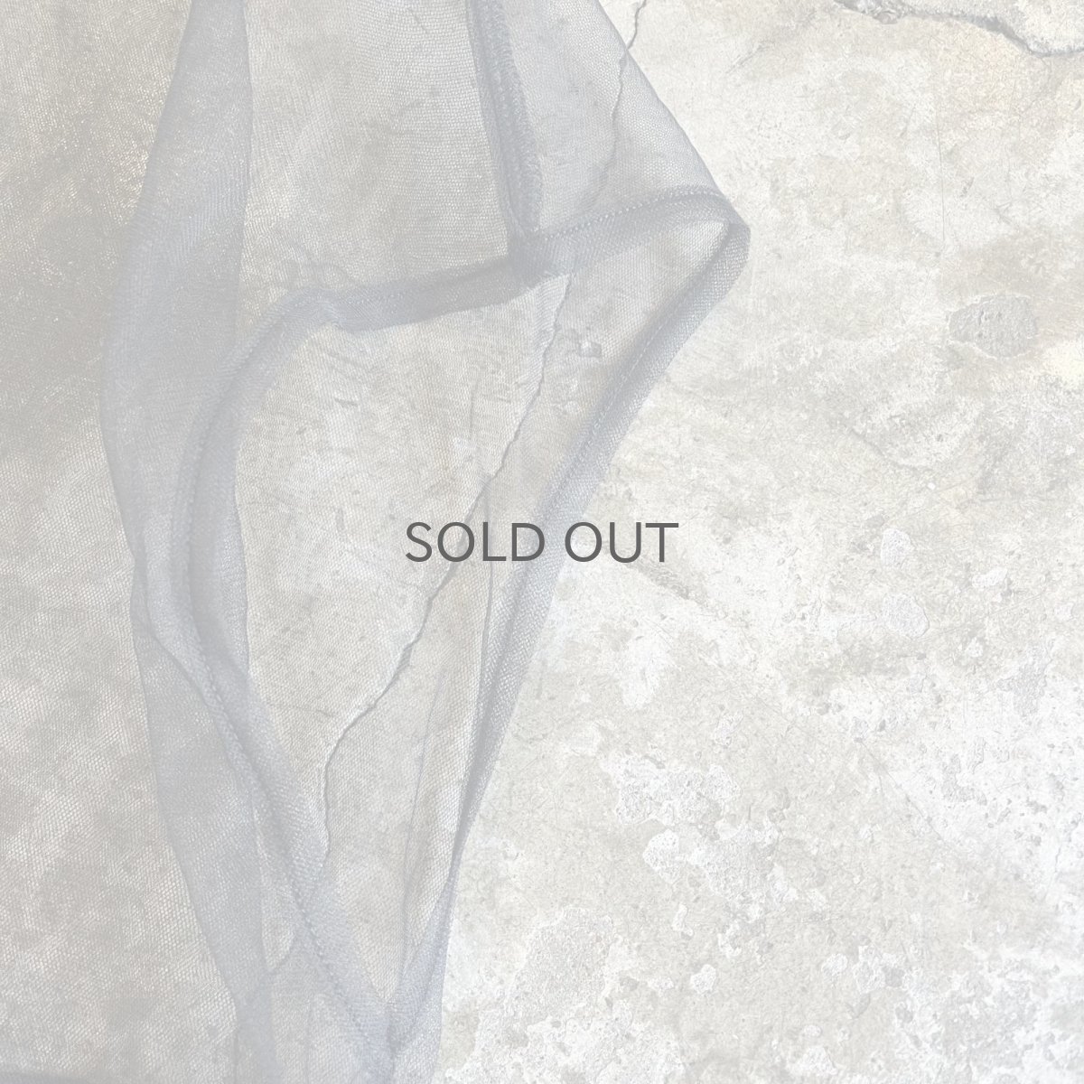 画像10: TIERED DOWN LACE DESIGN TULLE N/S TOPS / Ladies L　 (10)