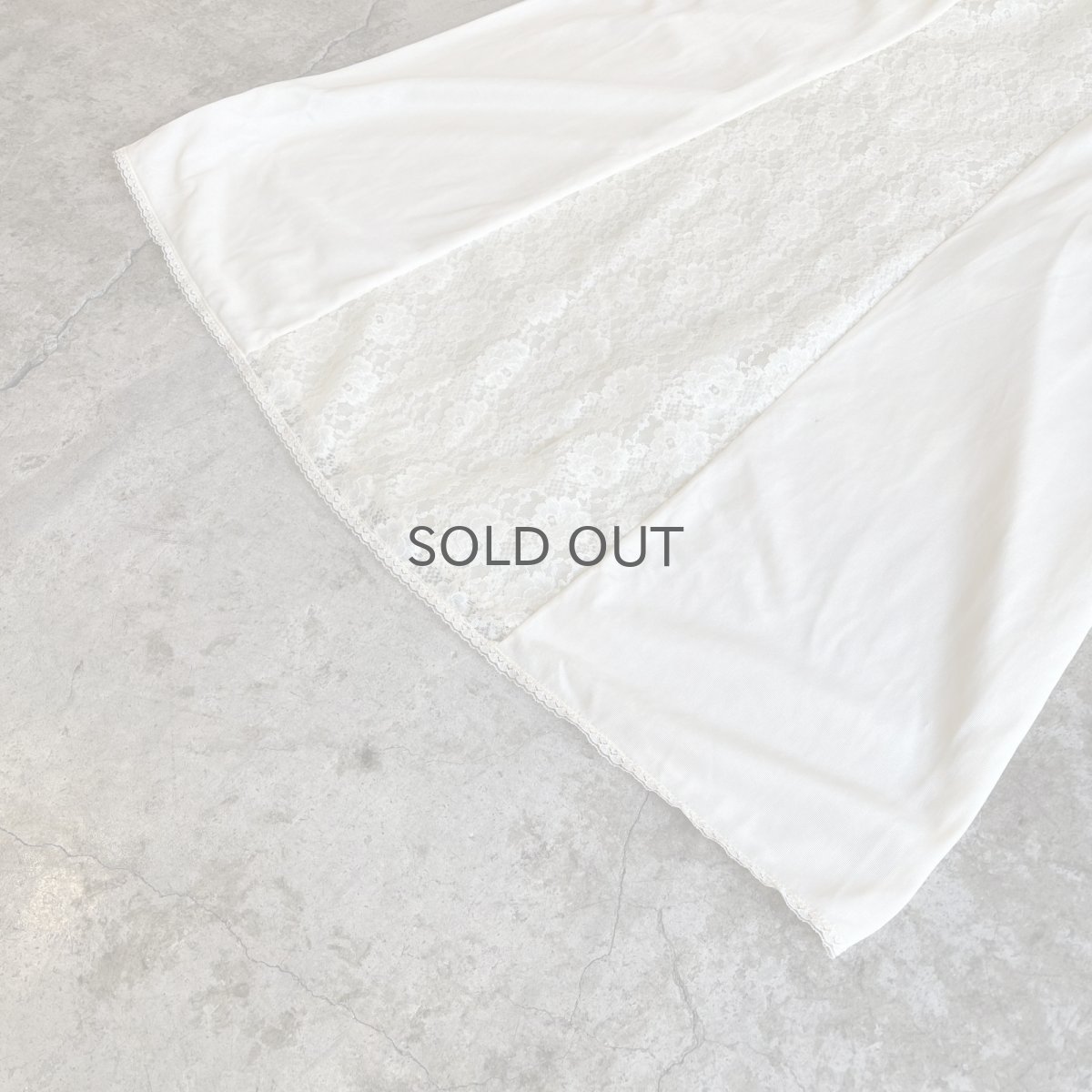 画像4: YELLOW COLOR FLOWER LACE DESIGN LINGERIE  / Ladies M(46)  (4)