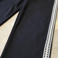 画像6: SIDE KNITTING LINE WIDE SILHOUETTE SWEAT PANTS / FREE (6)