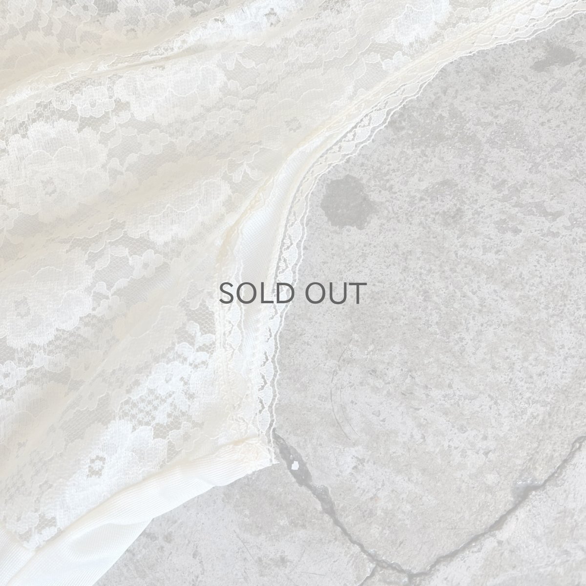 画像8: YELLOW COLOR FLOWER LACE DESIGN LINGERIE  / Ladies M(46)  (8)