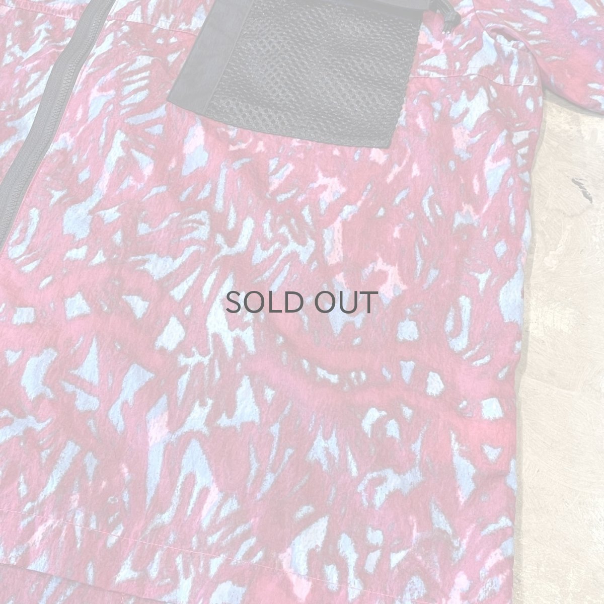 画像6: 【ACG】ALL OVER PATTERN ZIP UP NYLON S/S TOPS / Mens L (6)