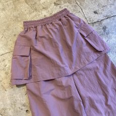 画像6: 【WONDERGROUND】LAYERED COLOR APRON PANTS / PURPLE / OS (6)