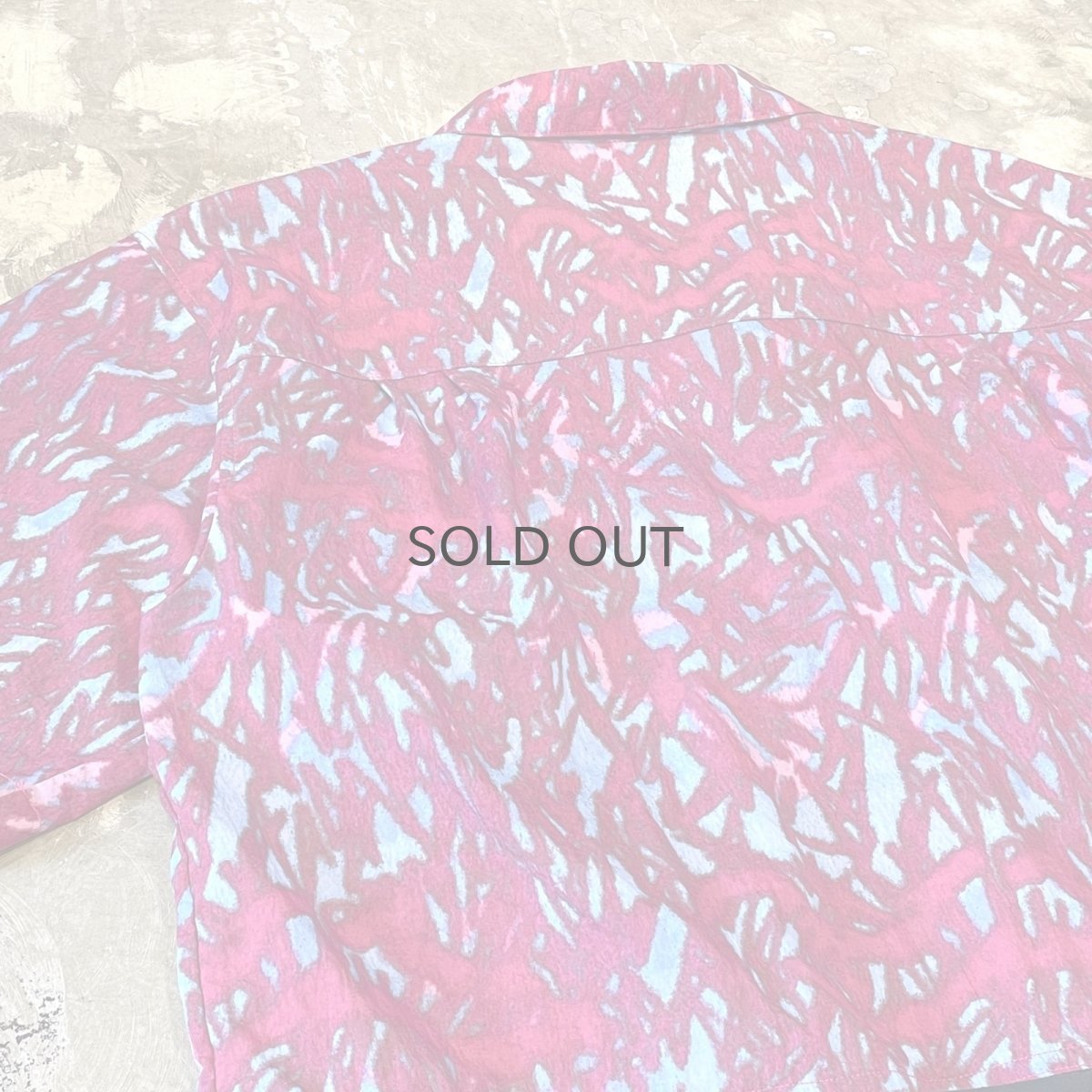 画像9: 【ACG】ALL OVER PATTERN ZIP UP NYLON S/S TOPS / Mens L (9)