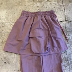 画像7: 【WONDERGROUND】LAYERED COLOR APRON PANTS / PURPLE / OS (7)