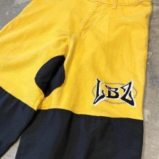 画像4: 90's "LBZ" COLOR SWITCHED MOTORCYCLE PANTS / W30 / MADE IN USA (4)