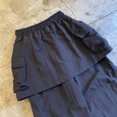 画像9: 【WONDERGROUND】LAYERED COLOR APRON PANTS / BLACK / OS (9)