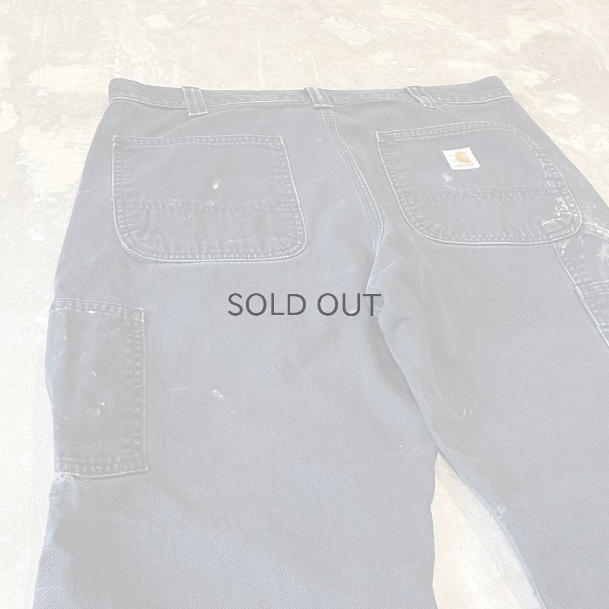 画像9: 【CARHARTT】SPLASH PAINTED WIDE WORK PANTS / W34 (9)