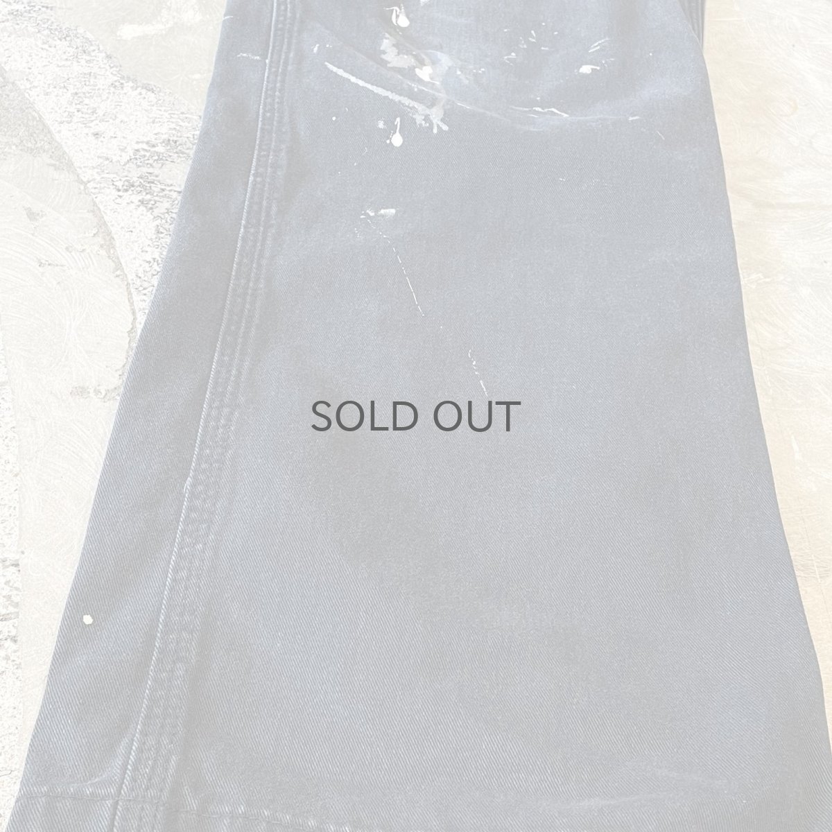 画像7: 【CARHARTT】SPLASH PAINTED WIDE WORK PANTS / W34 (7)