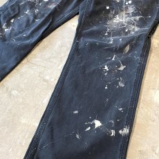 画像6: 【CARHARTT】SPLASH PAINTED WIDE WORK PANTS / W34 (6)