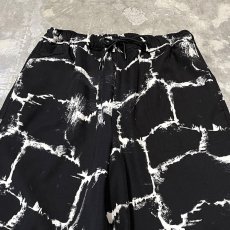 画像10: ALL OVER BRICKS PATTERN WIDE SILHOUETTE PANTS / FREE (10)