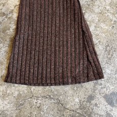 画像5: ALL OVER PATTERN GLITTER LINE DESIGN FLARE PANTS / W29~W31 (5)
