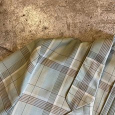 画像10: PALE TONE COLOR ALL OVER CHECK PATTERN DESIGN TAILORED JACKET / Ladies M(9AR) (10)