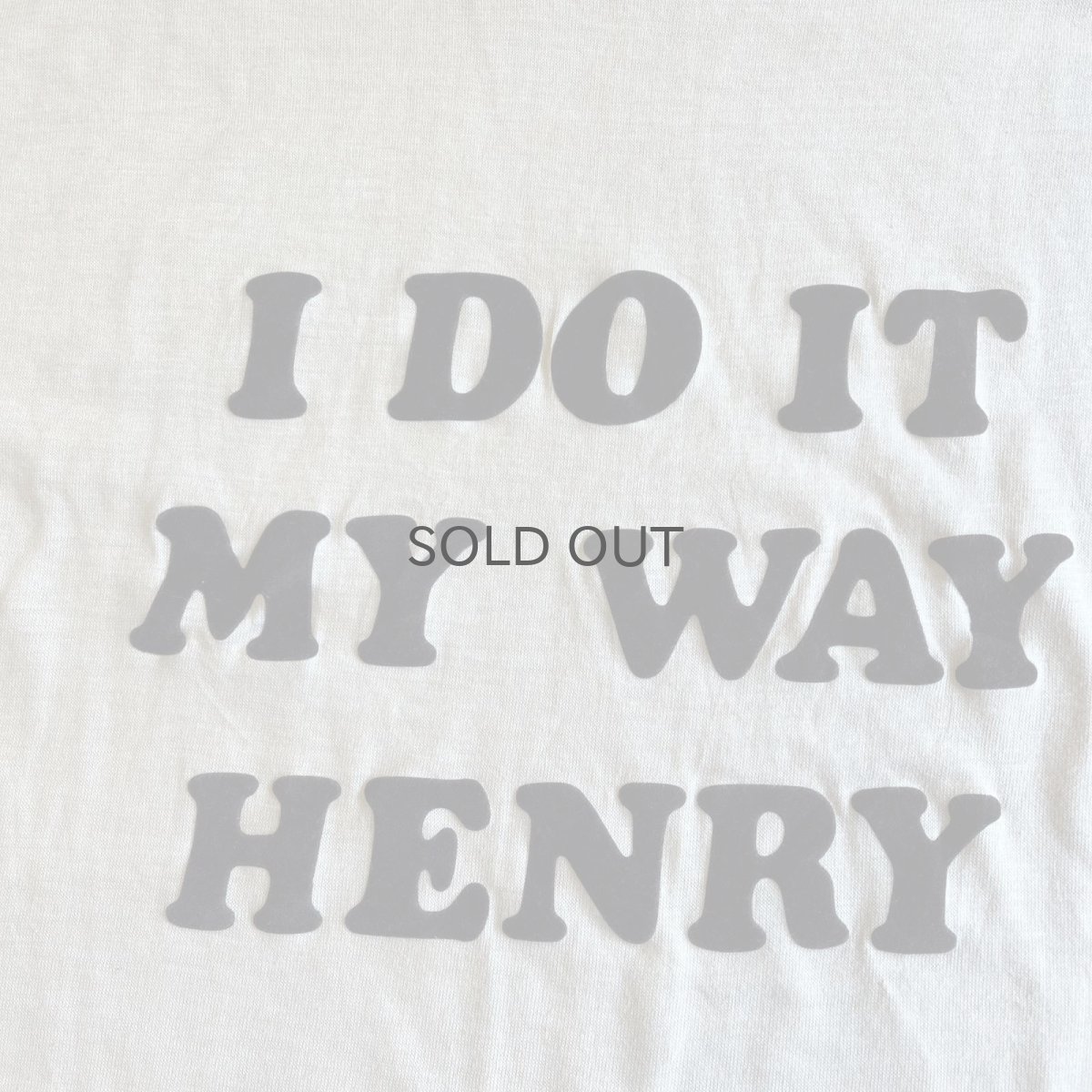 画像9: 70's BEIGE COLOR FRONT FLOCKY LOGO DESIGN S/S TEE / Ladies M(38~40) / MADE IN USA (9)