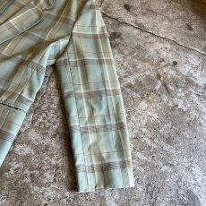 画像8: PALE TONE COLOR ALL OVER CHECK PATTERN DESIGN TAILORED JACKET / Ladies M(9AR) (8)