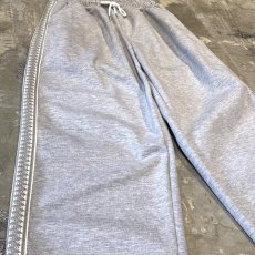 画像5: SIDE KNITTING LINE WIDE SILHOUETTE SWEAT PANTS / FREE / GRAY (5)