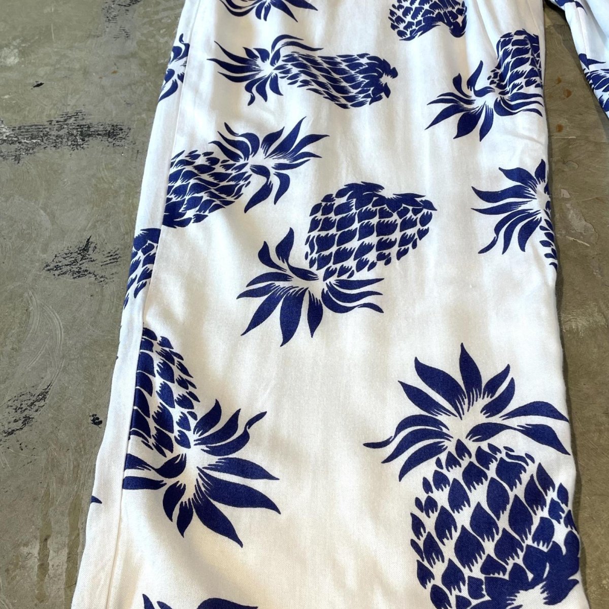 画像7: PINEAPPLE GRAPHIC PATTERN STRAIGHT PANTS / FREE (7)