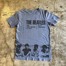 画像1: "THE BEATLES" FRONT PRINTED COLOR DESIGN S/S TEE / Ladies M(L) (1)