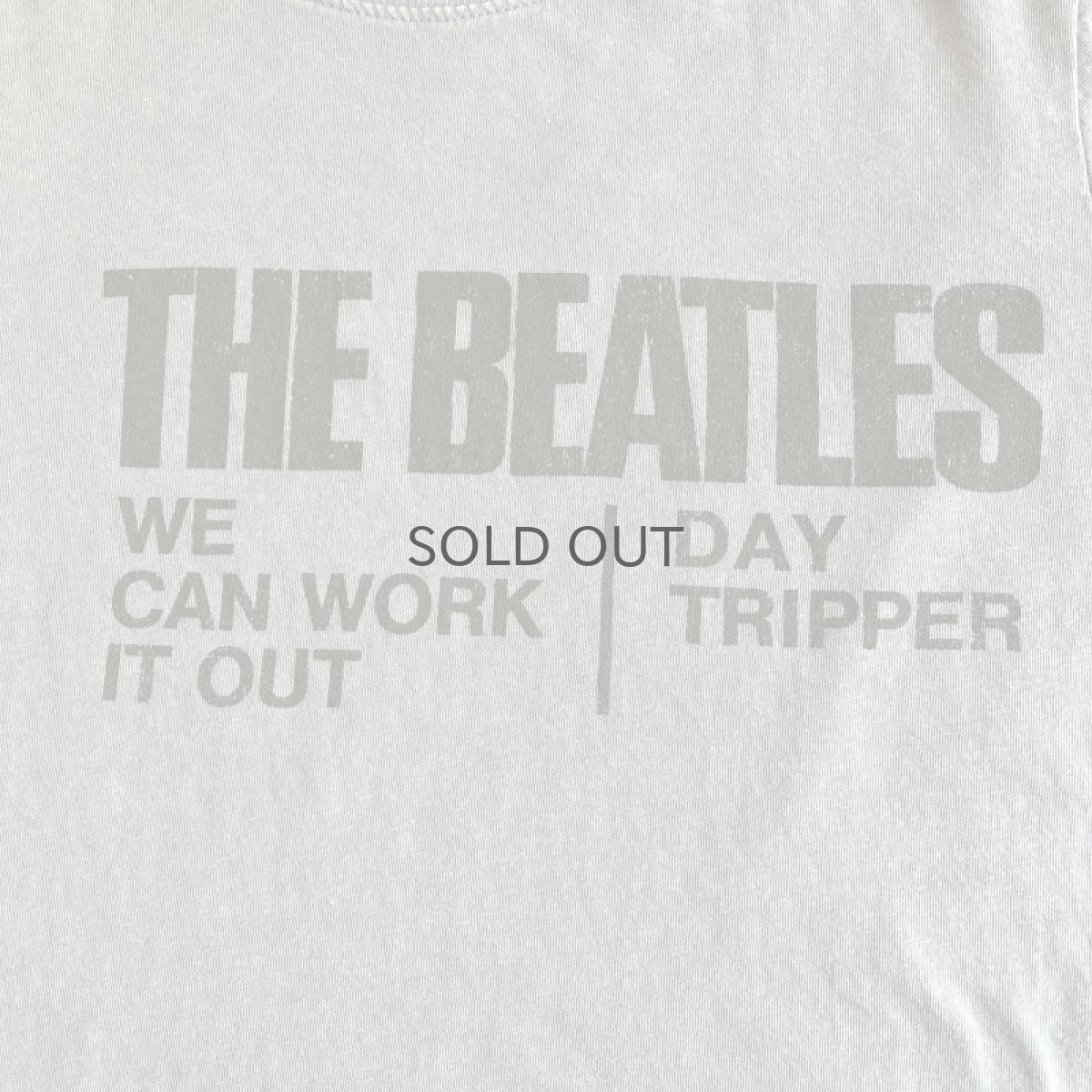 画像10: "THE BEATLES" FRONT PRINTED COLOR DESIGN S/S TEE / Ladies M(L) (10)