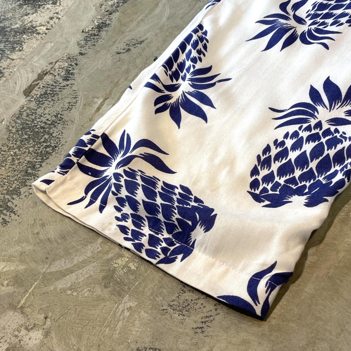 画像8: PINEAPPLE GRAPHIC PATTERN STRAIGHT PANTS / FREE (8)