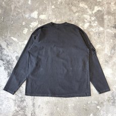 画像2: 【WONDERGROUND】FADE BODY MULTI POCKET L/S TEE / OS (2)