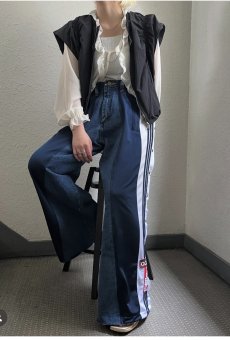 画像13: 【Wiz&Witch】"UNITED" SPORTY DENIM PANTS / OS (13)