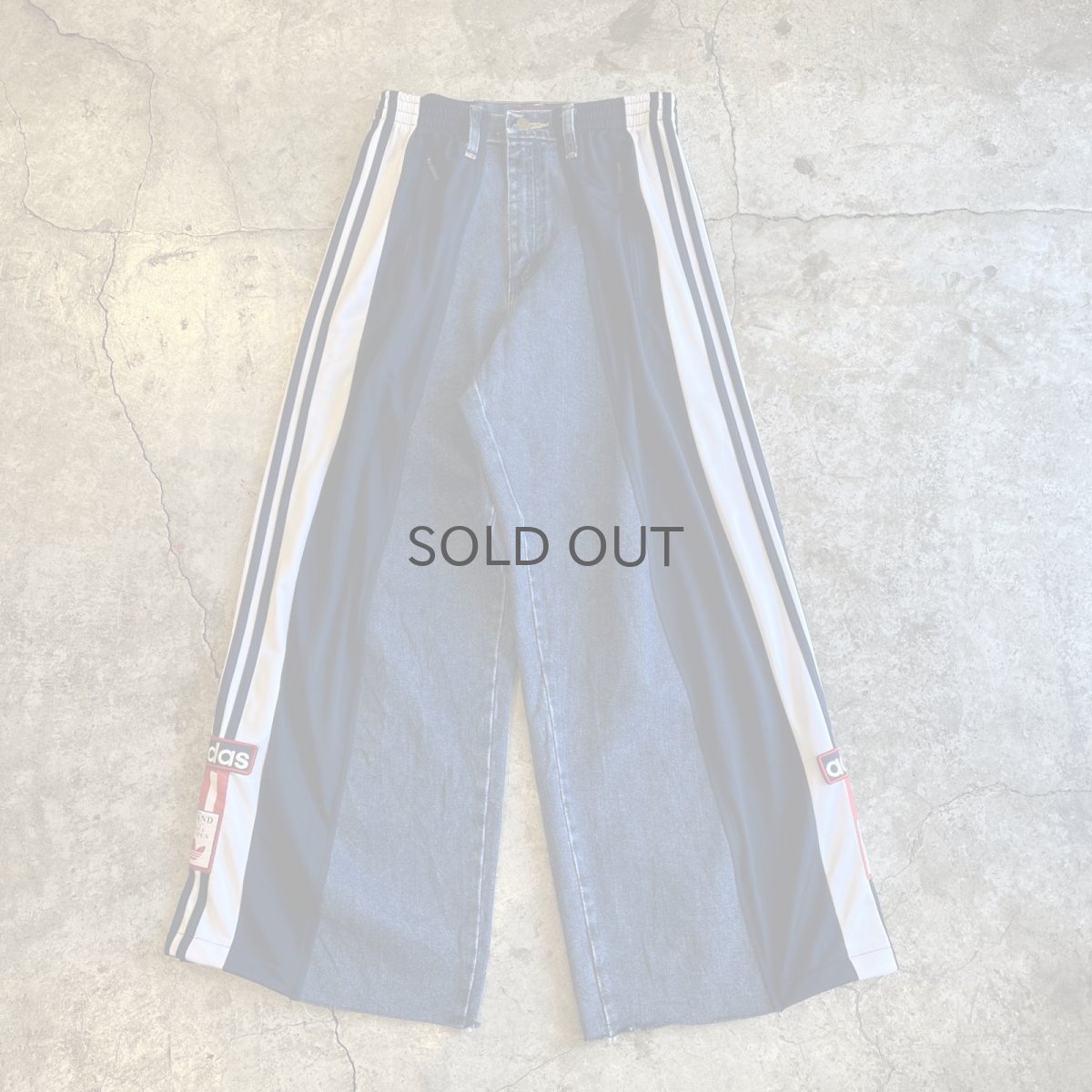 画像1: 【Wiz&Witch】"UNITED" SPORTY DENIM PANTS / OS (1)