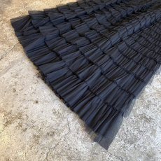 画像4: ALL OVER TIERED DESIGN TULLE FLARE LONG SKIRT / W22~W31 (4)