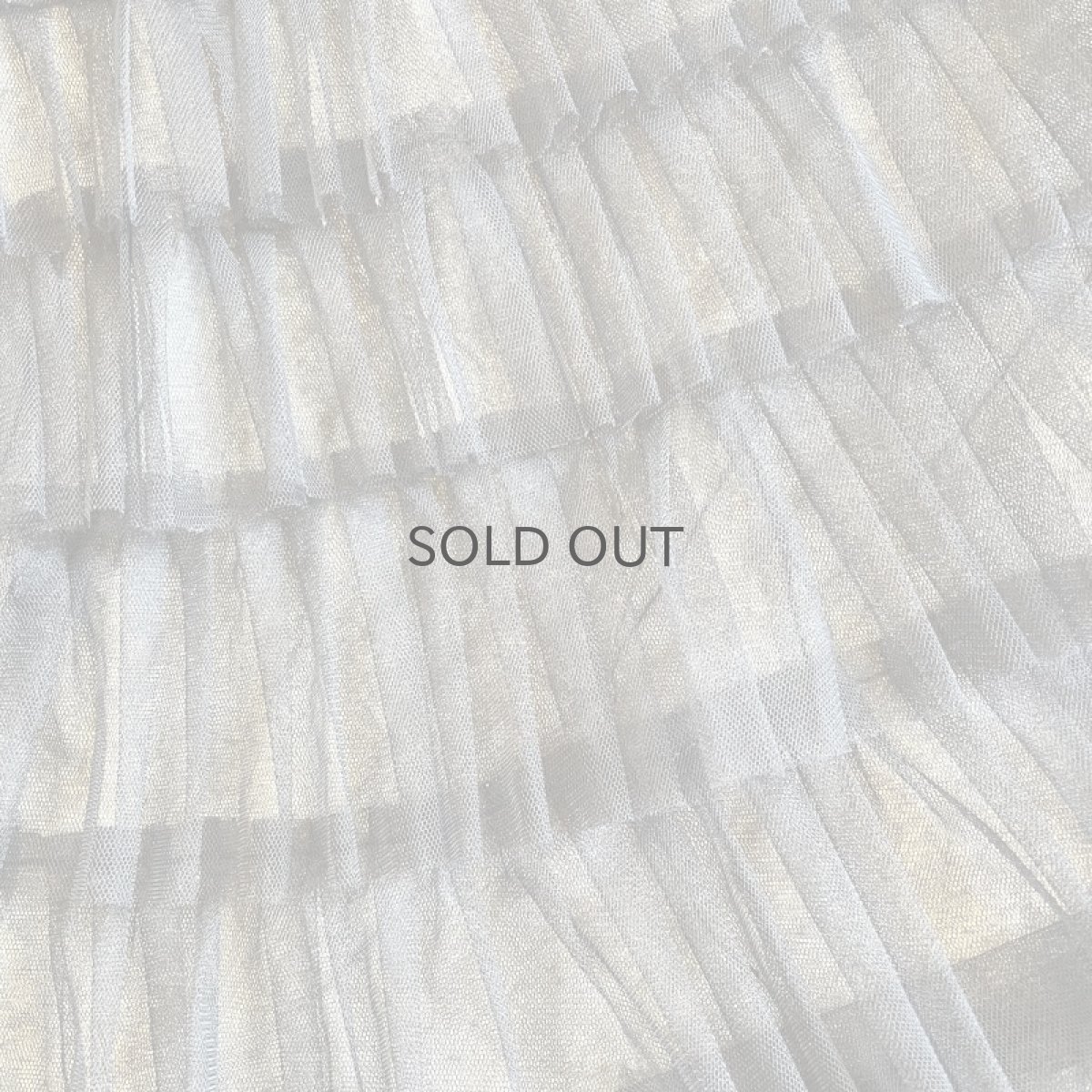 画像11: ALL OVER TIERED DESIGN TULLE FLARE LONG SKIRT / W22~W31 (11)