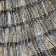 画像11: ALL OVER TIERED DESIGN TULLE FLARE LONG SKIRT / W22~W31 (11)