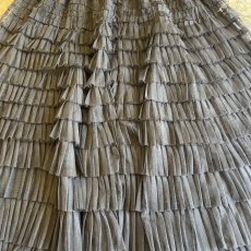 画像10: ALL OVER TIERED DESIGN TULLE FLARE LONG SKIRT / W22~W31 (10)