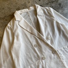 画像3: WHITE COLOR DOUBLE DESIGN LIGHT JACKET / Ladies M (3)