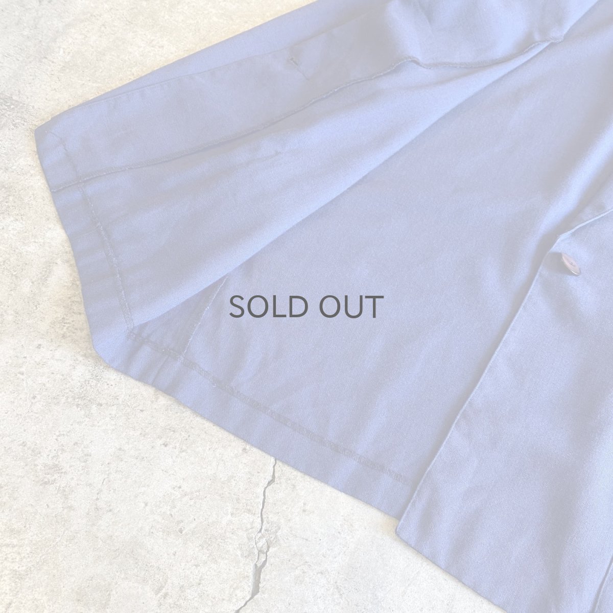 画像7: BLUE COLOR DOUBLE POCKET DESIGN TAILORED JACKET / Ladies L (7)