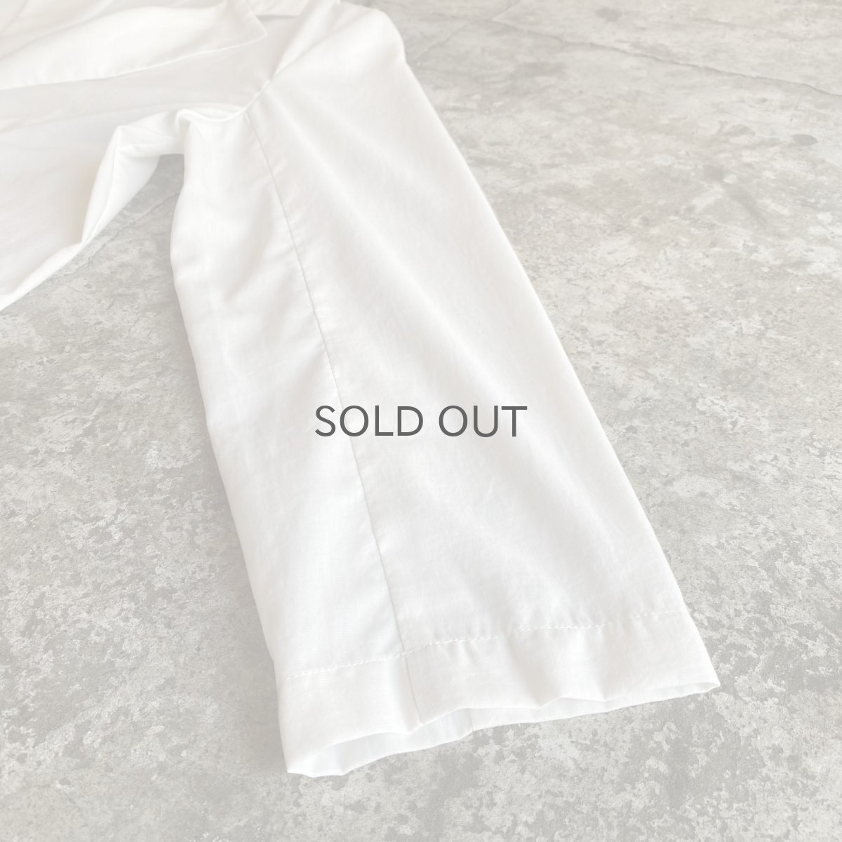 画像7: WHITE COLOR DOUBLE DESIGN LIGHT JACKET / Ladies M (7)