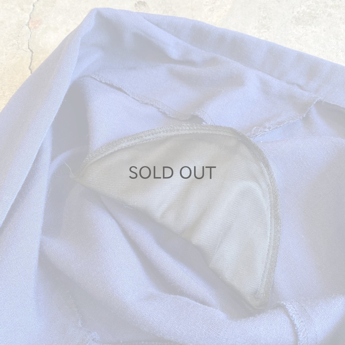 画像11: BLUE COLOR DOUBLE POCKET DESIGN TAILORED JACKET / Ladies L (11)