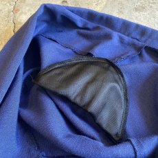 画像11: BLUE COLOR DOUBLE POCKET DESIGN TAILORED JACKET / Ladies L (11)