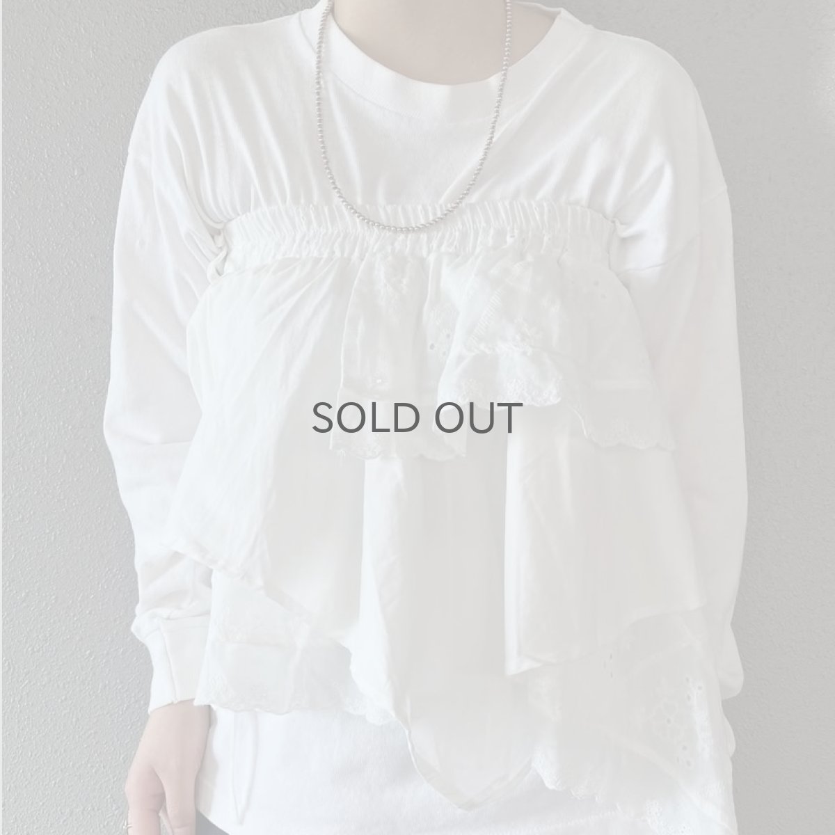 画像11: 2WAY COTTON LACE LAYERED DESIGN TIERED SKIRT / W24~W33 (11)