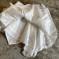 画像7: 2WAY COTTON LACE LAYERED DESIGN TIERED SKIRT / W24~W33 (7)