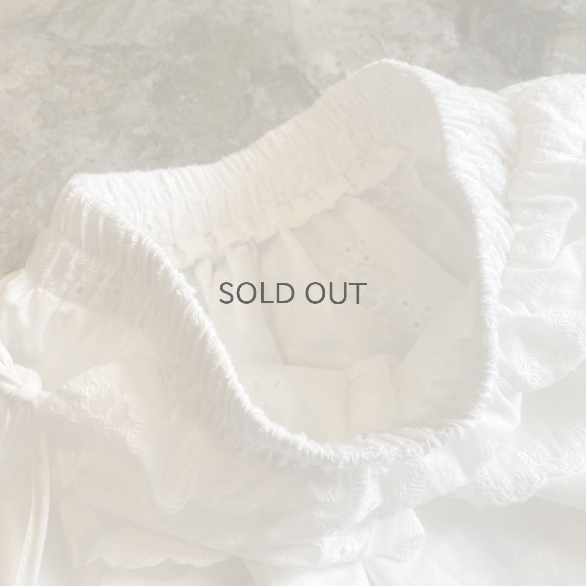 画像8: 2WAY COTTON LACE LAYERED DESIGN TIERED SKIRT / W24~W33 (8)