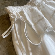 画像5: 2WAY COTTON LACE LAYERED DESIGN TIERED SKIRT / W24~W33 (5)