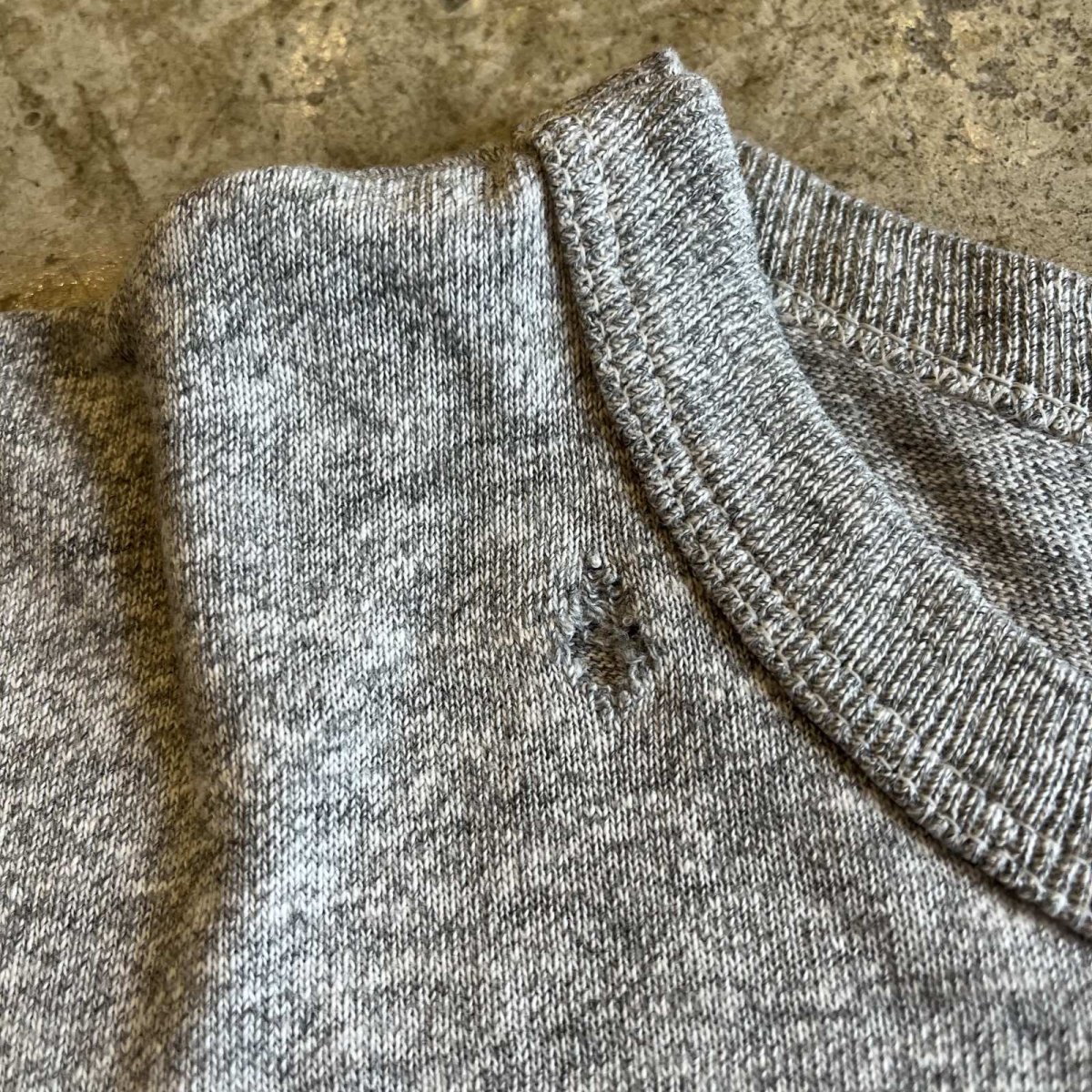 画像11: 80's【CHAMPION】FRONT LOGO×LINE RUBBER TRANSFER DESIGN S/S TEE / Ladies M(L) / MADE IN USA (11)