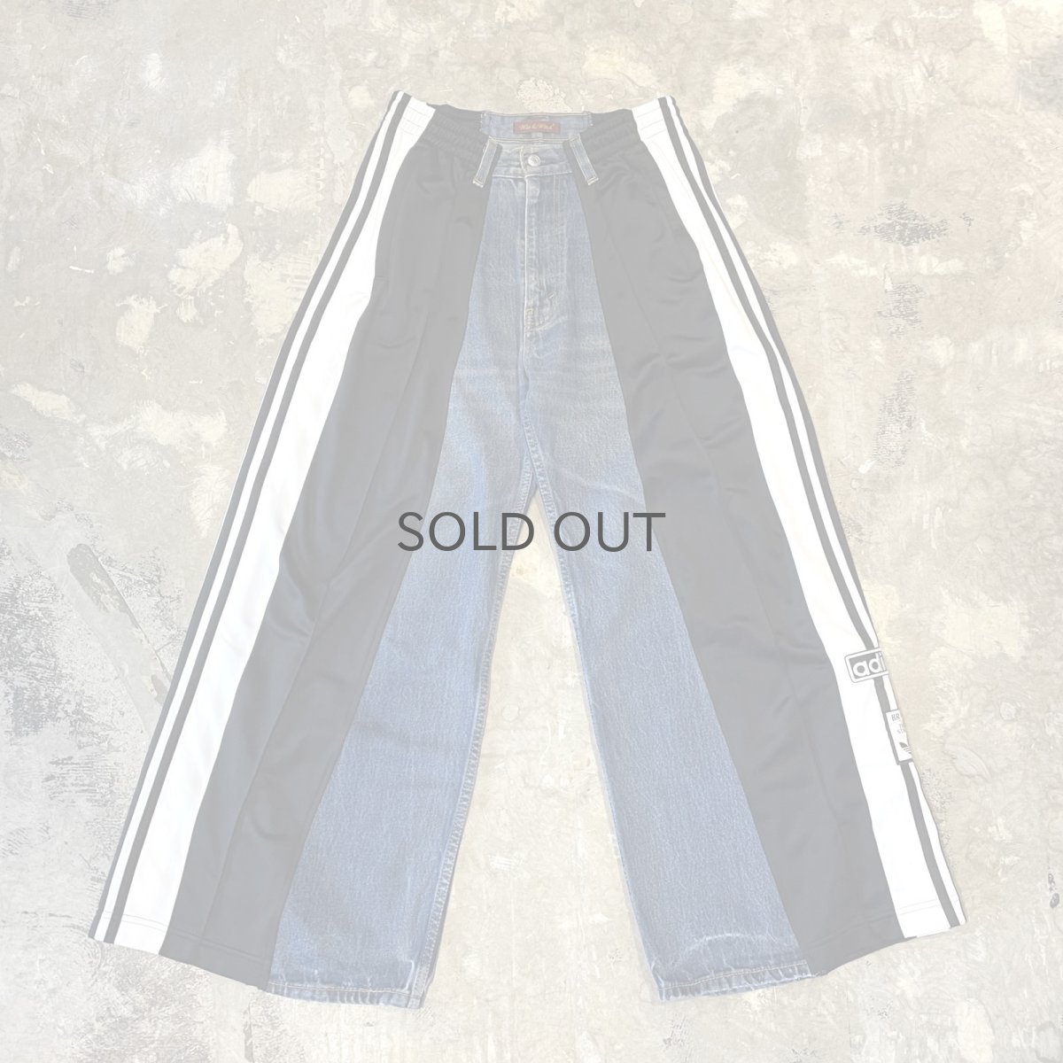 画像1: 【Wiz&Witch】"UNITED" SPORTY DENIM PANTS / OS (1)