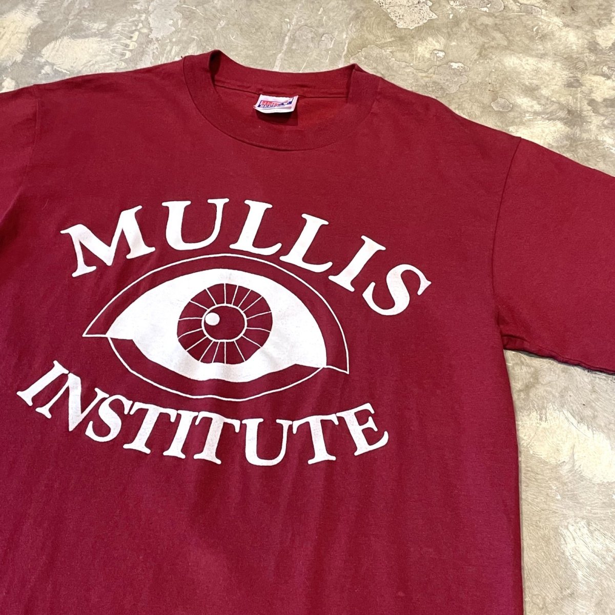 画像4: 90's "MULLIS INSTITUTE" EYE PRINTED S/S TEE / Mens M(L) (4)