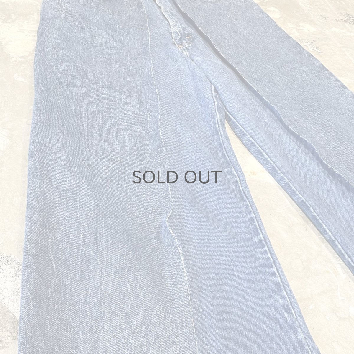 画像5: 【Wiz&Witch】"UNITED" TWINS WIDE DENIM PANTS / W30 (5)