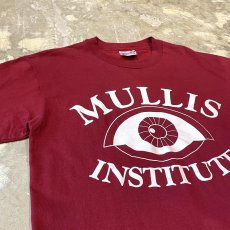画像3: 90's "MULLIS INSTITUTE" EYE PRINTED S/S TEE / Mens M(L) (3)