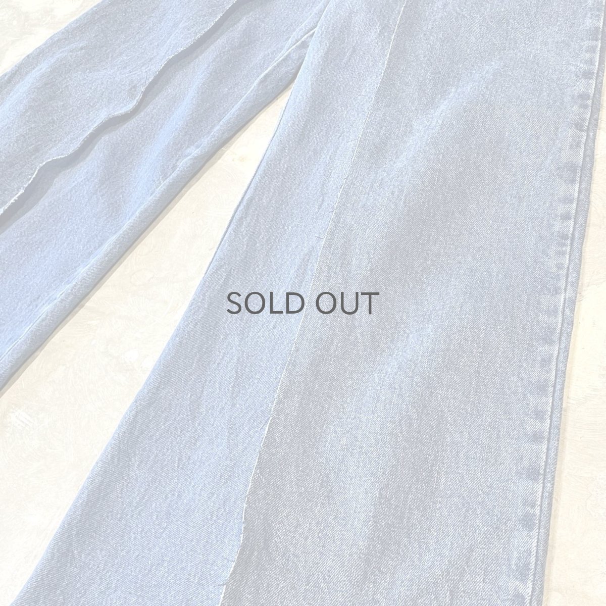 画像6: 【Wiz&Witch】"UNITED" TWINS WIDE DENIM PANTS / W30 (6)