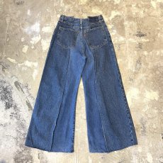 画像2: 【Wiz&Witch】"UNITED" TWINS WIDE DENIM PANTS / W30 (2)